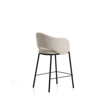 Maina-Hocker aus dickem Chenille