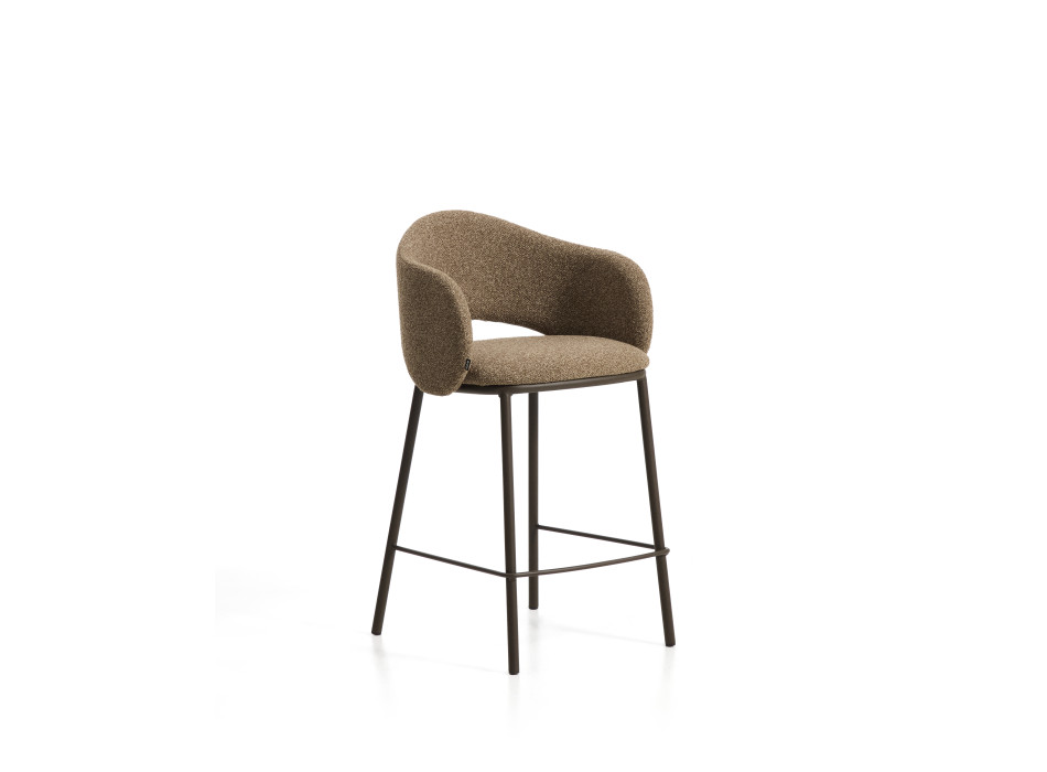 Maina-Hocker aus dickem Chenille