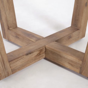 Shanelle runder weißer Terrazzotisch Ø 120 cm