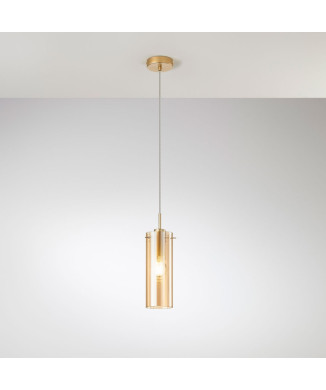MAGIC GOLD/AMBER SUSPENSION 1XE27 10X150CM