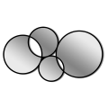 ECLISSI Spiegel schwarz P5094 Pintdecor