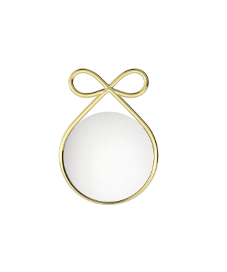 QEEBOO Ribbon Spiegel mit Metall-Finish