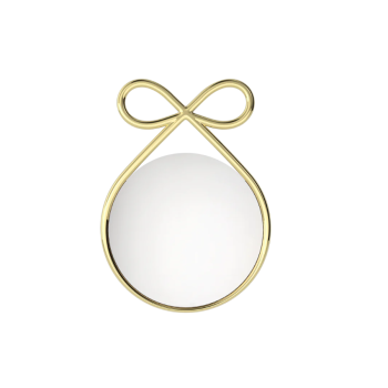 QEEBOO Ribbon Spiegel mit Metall-Finish