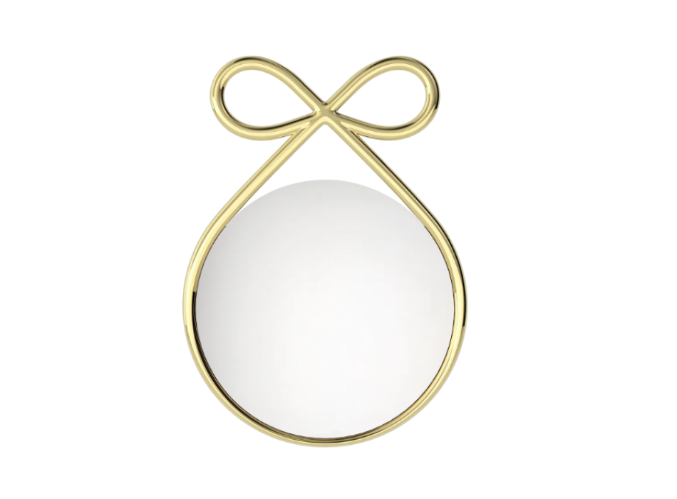 QEEBOO Ribbon Spiegel mit Metall-Finish