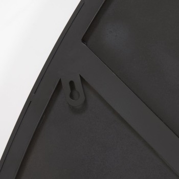 Anera Spiegel aus schwarzem Metall 84 x 108,5 cm