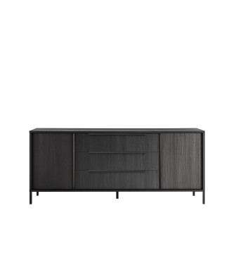 STEEL-Sideboard mit 2 Türen und 3 Schubladen