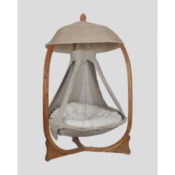 STRUKTUR IN LAMELLAREM HOLZ A2020 AMACA-NIDO ARMCHAIR-LA RETE