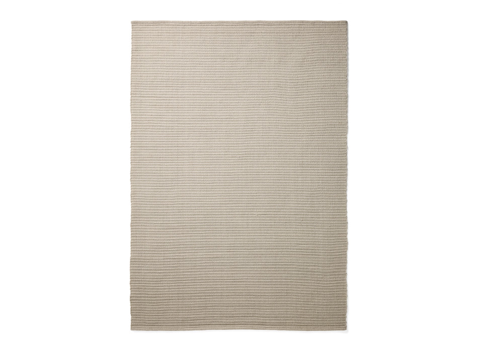 Ardelia-Teppich aus ecrufarbenen Synthetikfasern, 160 x 230 cm