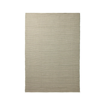 Ardelia-Teppich aus Kunstfasern, Grün und Beige, 160 x 230 cm