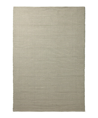 Ardelia-Teppich aus Kunstfasern, Grün und Beige, 200 x 300 cm
