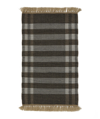 Barani brauner Kunstfaserteppich