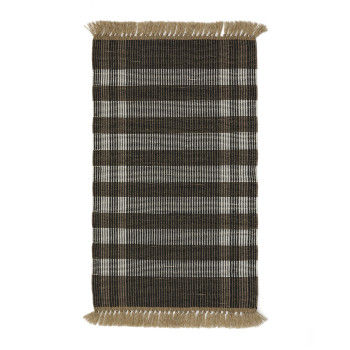 Barani brauner Kunstfaserteppich