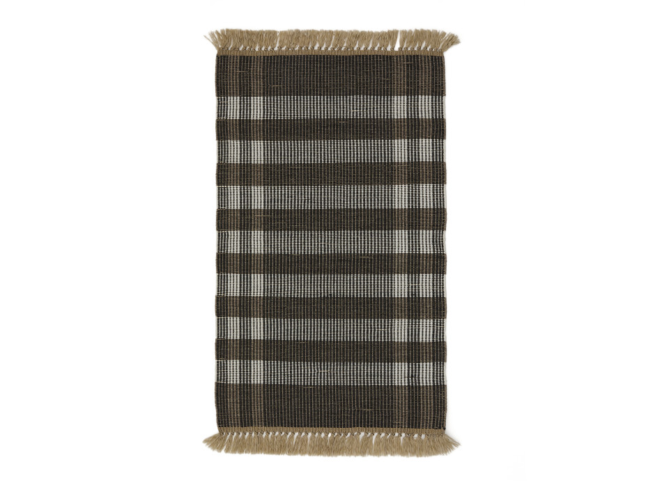 Barani brauner Kunstfaserteppich