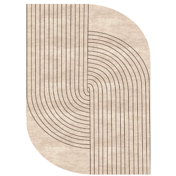 TISCA „H“-Serie Handgetufteter Teppich