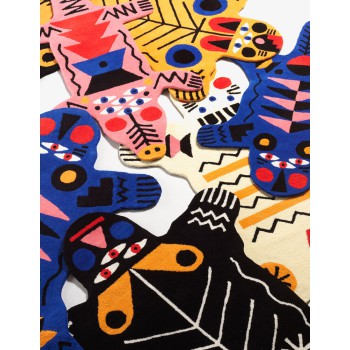 OGGIAN TEPPICH BLAUER PANTHER 42106PB QEEBOO