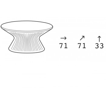 Couchtisch struktur Fade Coffee Table Structure Plust