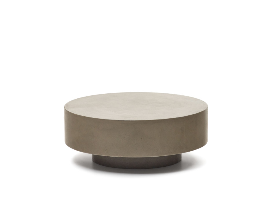 Runder Couchtisch Garbet aus Beton Ø 80 cm