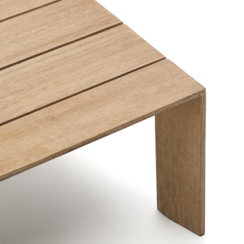 Ambra Couchtisch aus massivem Akazienholz mit hellem Finish, 82,5 x 140 cm, FSC 100%