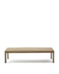 Ambra Couchtisch aus massivem Akazienholz mit hellem Finish, 82,5 x 140 cm, FSC 100%