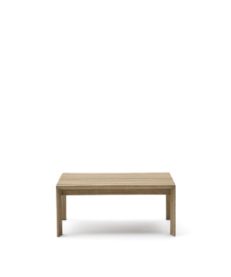 Ambra Couchtisch aus massivem Akazienholz mit hellem Finish, 82,5 x 82,5 cm, FSC 100%