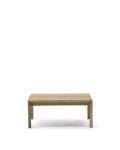 Ambra Couchtisch aus massivem Akazienholz mit hellem Finish, 82,5 x 82,5 cm, FSC 100%