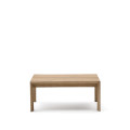 Ambra Couchtisch aus massivem Akazienholz mit hellem Finish, 82,5 x 82,5 cm, FSC 100%