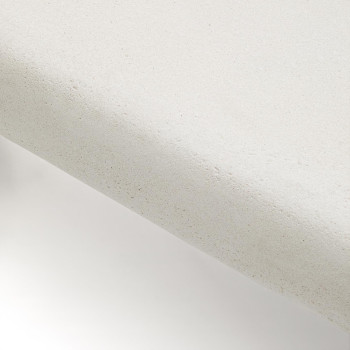 Labra Couchtisch aus Beton und Akazienholz, 80 x 80 cm