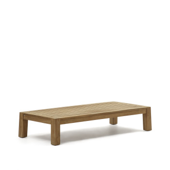 Forcanera Couchtisch aus massivem Teakholz 150 x 71 cm