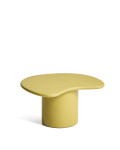 Couchtisch Macarella aus senffarbenem Beton, 83 x 77 cm