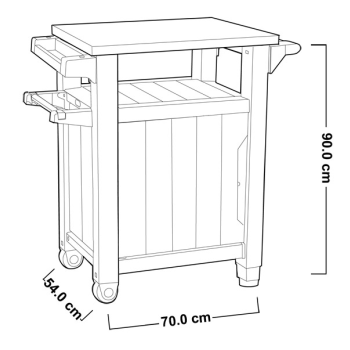 KETER UNITY Grilltisch