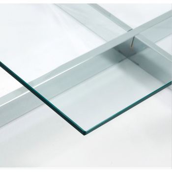 Plam Couchtisch 120 x 70 cm, schwarzes Glas, Fume Grey