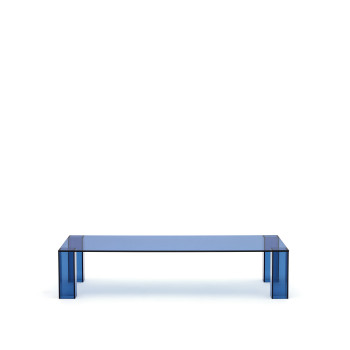 Couchtisch aus gehärtetem Glas Adularia