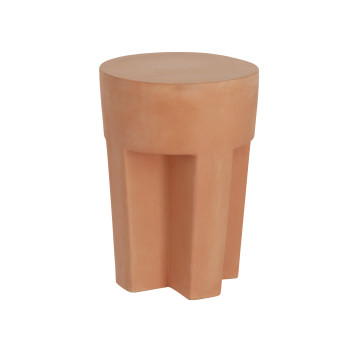 Vilena Terrakotta-Couchtisch Ø 33 cm