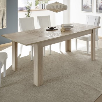 MIRO Eichentisch 137x90 cm + 48 cm