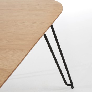 Novac Ausziehtisch 140 (220) x 90 cm, Eichenfurnier natur