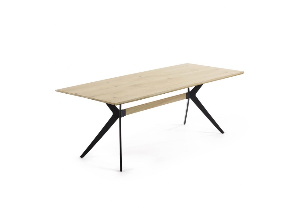 Amethyst Eichenfurnier Tisch