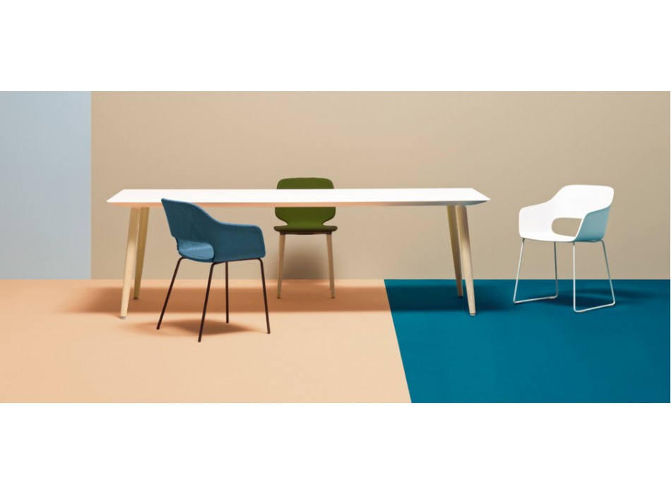 BABILA TISCH TBA 200X100 - TBA 240X100 - TBA 300X 100 PEDRALI