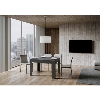 Bibi Tisch - Ausziehbarer Tisch 90x120/180 cm Bibi Weiß Spatel