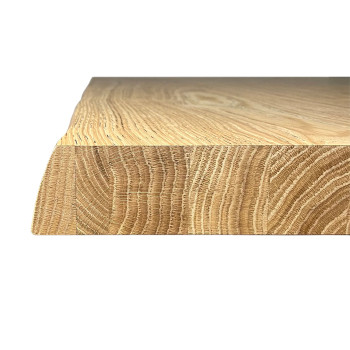 Bridge Table = Svalen Barked Massivholz - Ausziehtisch 90x180/280 cm Svalen Barked Oak Anthrazit Beine