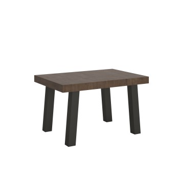 Bridge Table - Ausziehbarer Tisch 90x130/234 cm Bridge Weiße Esche Anthrazit Rahmen