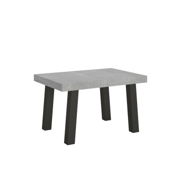 Bridge Table - Ausziehbarer Tisch 90x130/234 cm Bridge Weiße Esche Anthrazit Rahmen