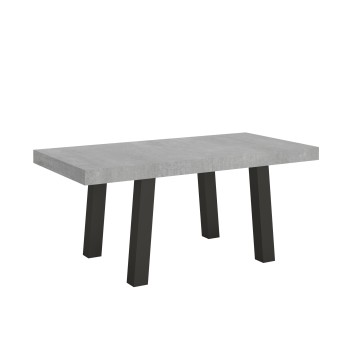 Bridge Table - Ausziehbarer Tisch 90x180/284 cm Bridge Weiße Esche Anthrazit Rahmen