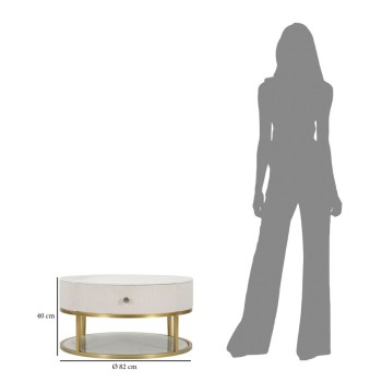 MONTPELLIER CREME-COUCHTISCH