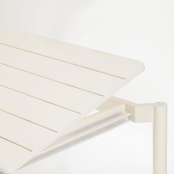 Zaltana ausziehbarer Gartentisch aus Aluminium