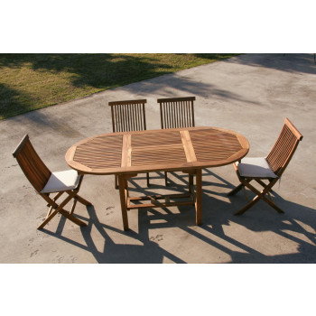 ANTHRAZIT-ALUMINIUM-TISCH 180/240x100 + 6 ANTHRAZIT-ALUMINIUM-STÜHLE