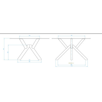MIKADO CB4728-FD 120 CONNUBIA TISCH