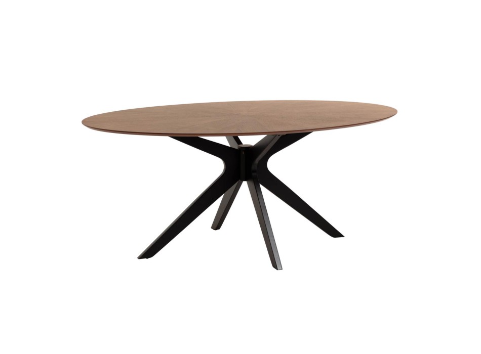 Naanim Tisch 180 x 110 cm, Walnuss-Finish