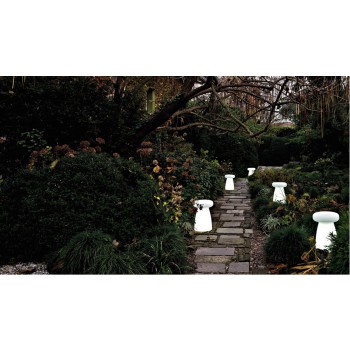 PORCINO-TISCH MIT SERRALUNGA-LICHT