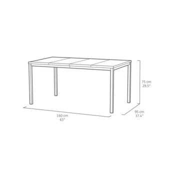 PORTO 160 KETER Tisch