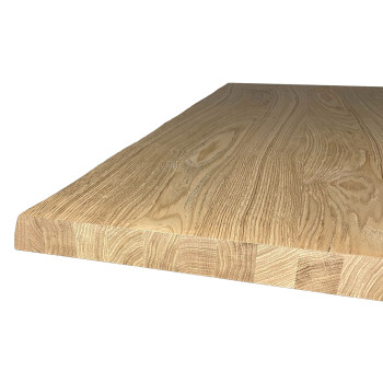 Proxy Table = Tabira Barked Massivholz - Ausziehtisch 90x200/250 cm Tabira Barked Eiche Anthrazit Beine